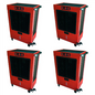 Hessaire M270R 5300 Cfm High Velocity Cooling Fan with Storage - 4 Count