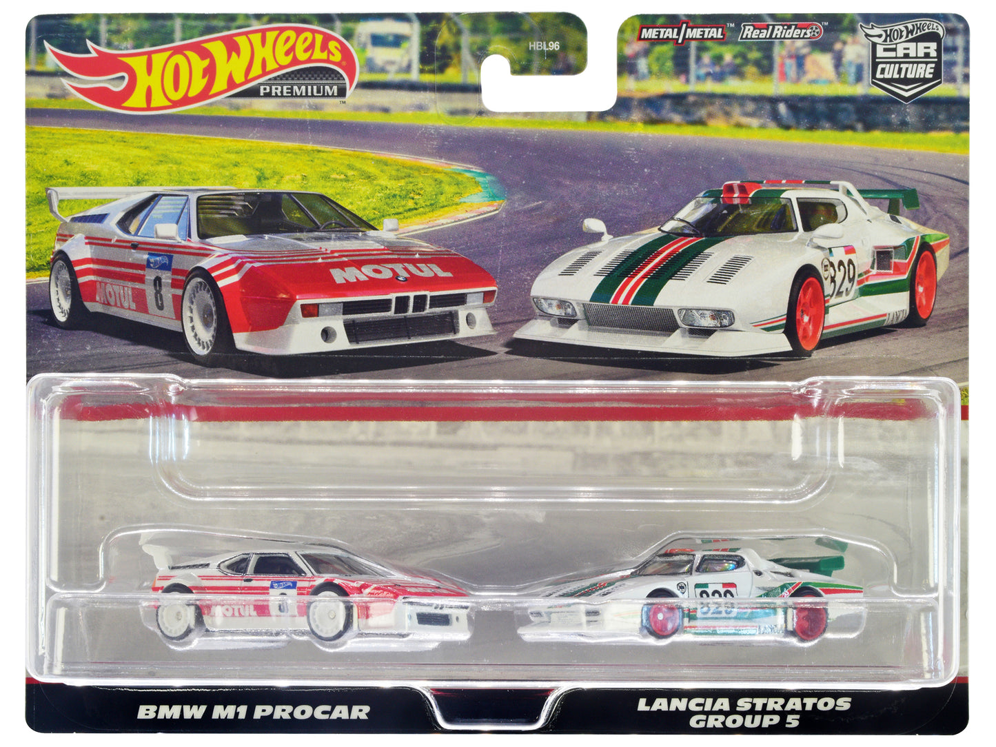 Hot Wheels BMW M1 Procar #8 White with Red Stripes and Lancia Stratos Group 5 #829 "Car Culture" Set of 2 Cars Diecast Model by <h2>BMW Wheels</h2> <p>High-quality car perfect for collectors enthusias