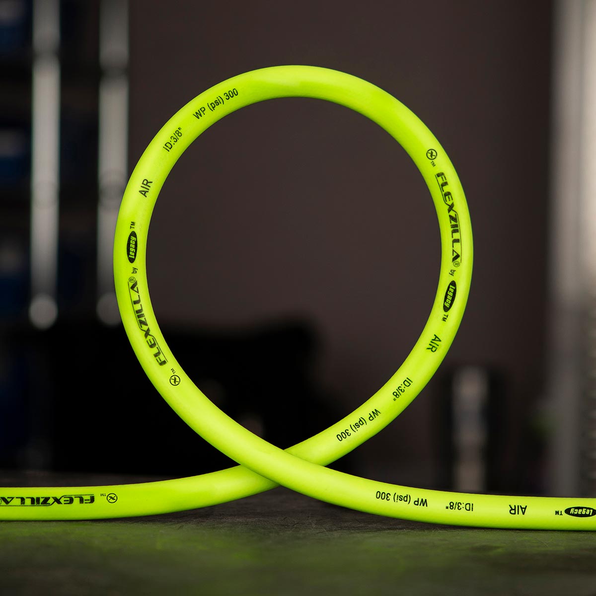 Flexzilla Heavy Duty Lightweight Air Hose 1/2" x 50' - 1/2" MNPT Fittings