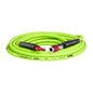 Flexzilla Heavy Duty Lightweight Air Hose 1/4" x 25' with ColorConnex Coupler and Plug - (Red) Ty