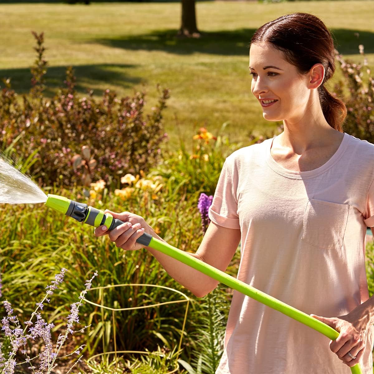 FlexzillaÂ® Garden Hose 3/4" x 100' 3/4" - 11 1/2 GHT Fittings ZillaGreenÂ®
