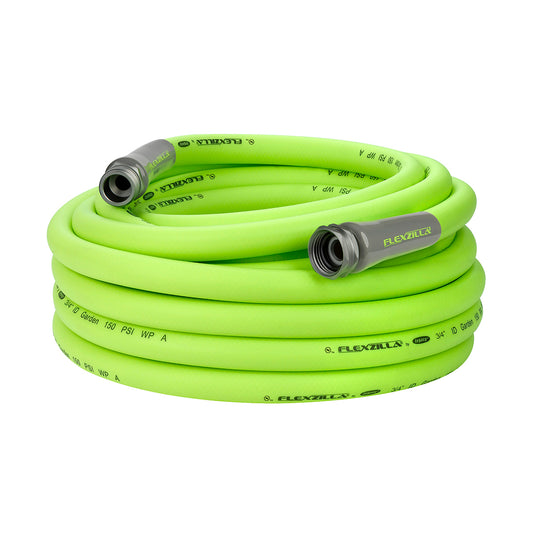 Flexzilla® Garden Hose 3/4" x 50' 3/4" - 11 1/2 GHT Fittings ZillaGreen® (Boxed)