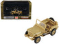 U.S. 1/4 ton Military Vehicle Desert Sand "British 8th Army Gen. Bernard Montgomery Sicily" (1943) Royal Army "Ground Power Series" 1/72 Diecast Model by Hobby Master