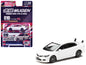 Honda Mugen Civic Type R (FD2) RHD (Right Hand Drive) Championship White "JDM64" Series 1/64 Diecast Model Car by Hobby Japan