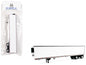 53' Spread Axle Refrigerated Trailer White 1/87 (HO) Plastic Model Car by HO Logistics