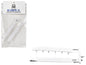 Trailer Wind Skirts for 53' Dry Vans White 1/87 (HO) Plastic Model Car by HO Logistics