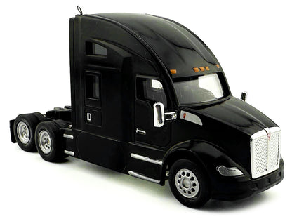 Kenworth T680 Sleeper Cab Black 1/87 (HO) Plastic Model Car by HO Logistics T&y