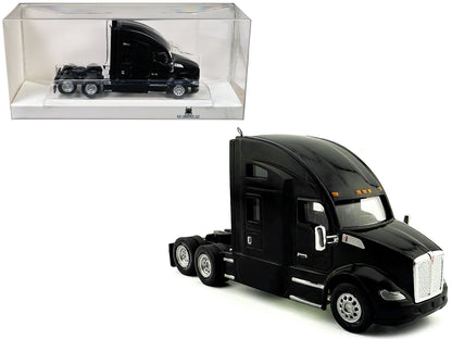Kenworth T680 Sleeper Cab Black 1/87 (HO) Plastic Model Car by HO Logistics T&y