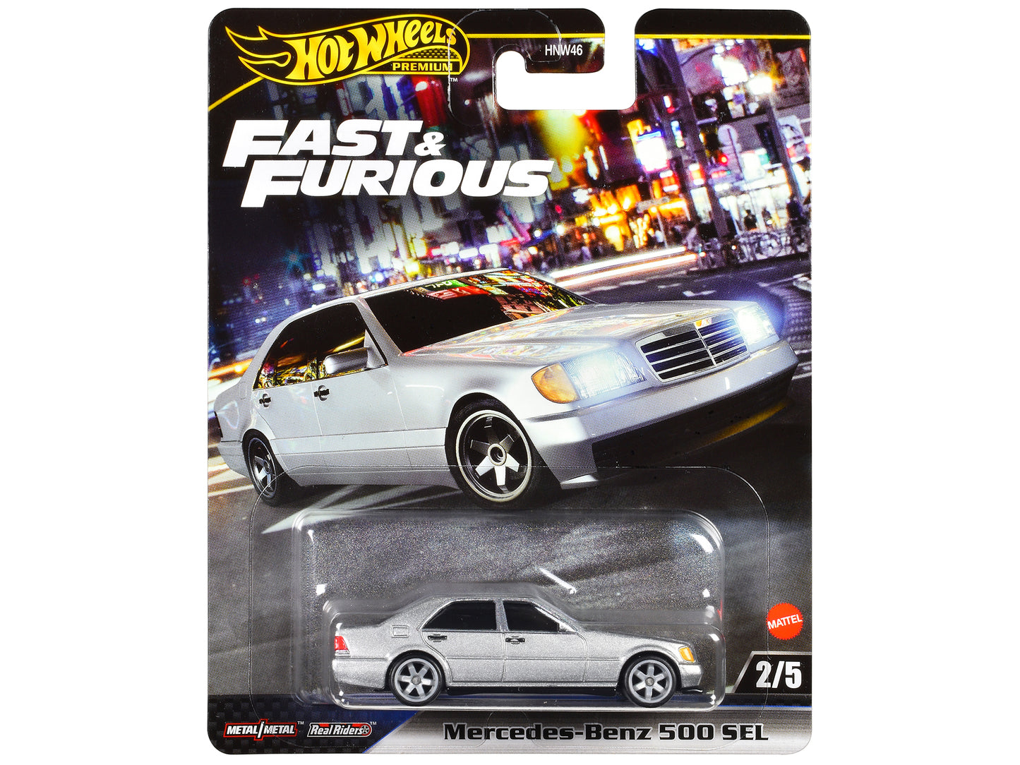 Hot Wheels Mercedes-Benz 500 SEL Silver Metallic "The Fast and the Furious: Tokyo Drift" (2006) Movie "Fast & Furious" Series Diecast Model Car by <h2>Mercedes-Benz Wheels</h2> <p>High-quality perfect