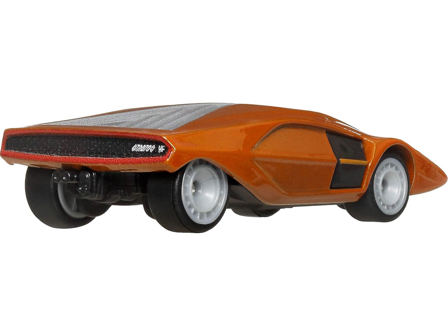 Hot Wheels Lancia Stratos Zero Concept Car Orange Metallic "Hammer Drop" Series Diecast Model by <h2>Lancia Wheels</h2> <p>High-quality perfect for collectors and enthusiasts. Features detailed interi