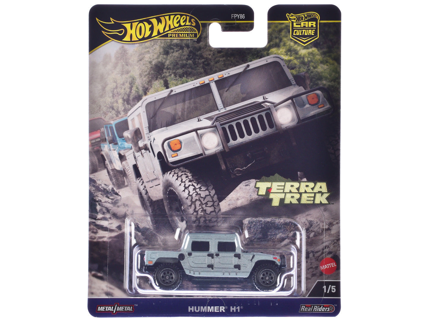 Hot Wheels Hummer H1 Pickup Truck Gray Metallic "Terra Trek" Series Diecast Model Car by <h2>Hummer Wheels</h2> <p>High-quality perfect for collectors and enthusiasts. Features detailed interior exter