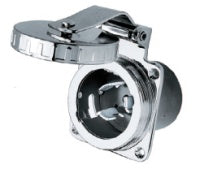 Hubbell HBL504SS SS Wtron Inlet 50A 125/250V