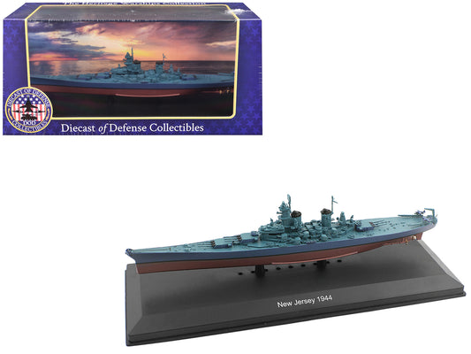 USS New Jersey (BB-62) Battleship (1944) 1/1100 T&y Diecast Model by T&y Diecast of Defense