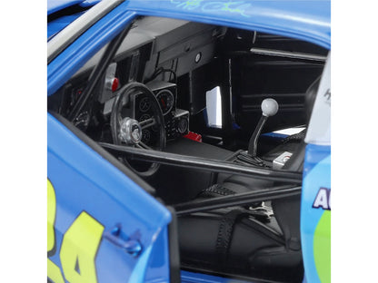 1969 Chevrolet Camaro #24 Jeff Gordon Blue and Red Rainbow Stripes 1/18 Diecast