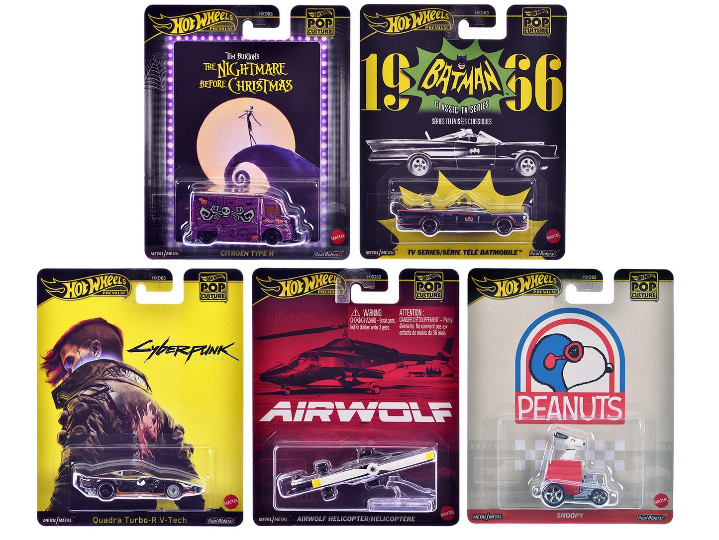 Hot Wheels "Pop Culture 2025" 5 piece Set M "Premium Series" Diecast Model Cars by <h2>"Pop Wheels</h2> <p>High-quality car perfect for collectors and enthusiasts. Features detailed interior exterior