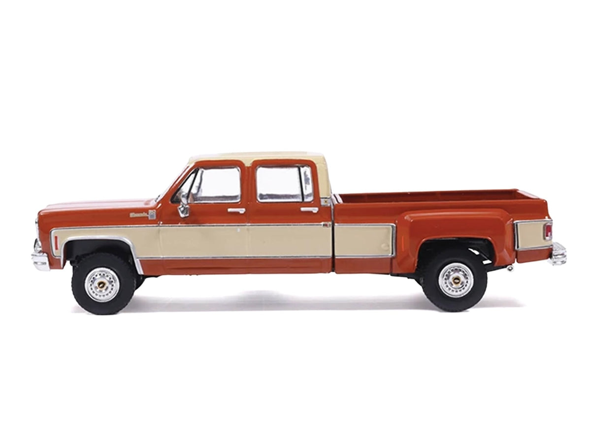 1975 Chevrolet Silverado K30 Crew Cab Dually Pickup Truck Grecian Bronze Santa