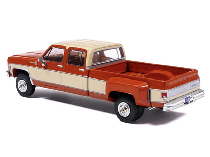 1975 Chevrolet Silverado K30 Crew Cab Dually Pickup Truck Grecian Bronze Santa