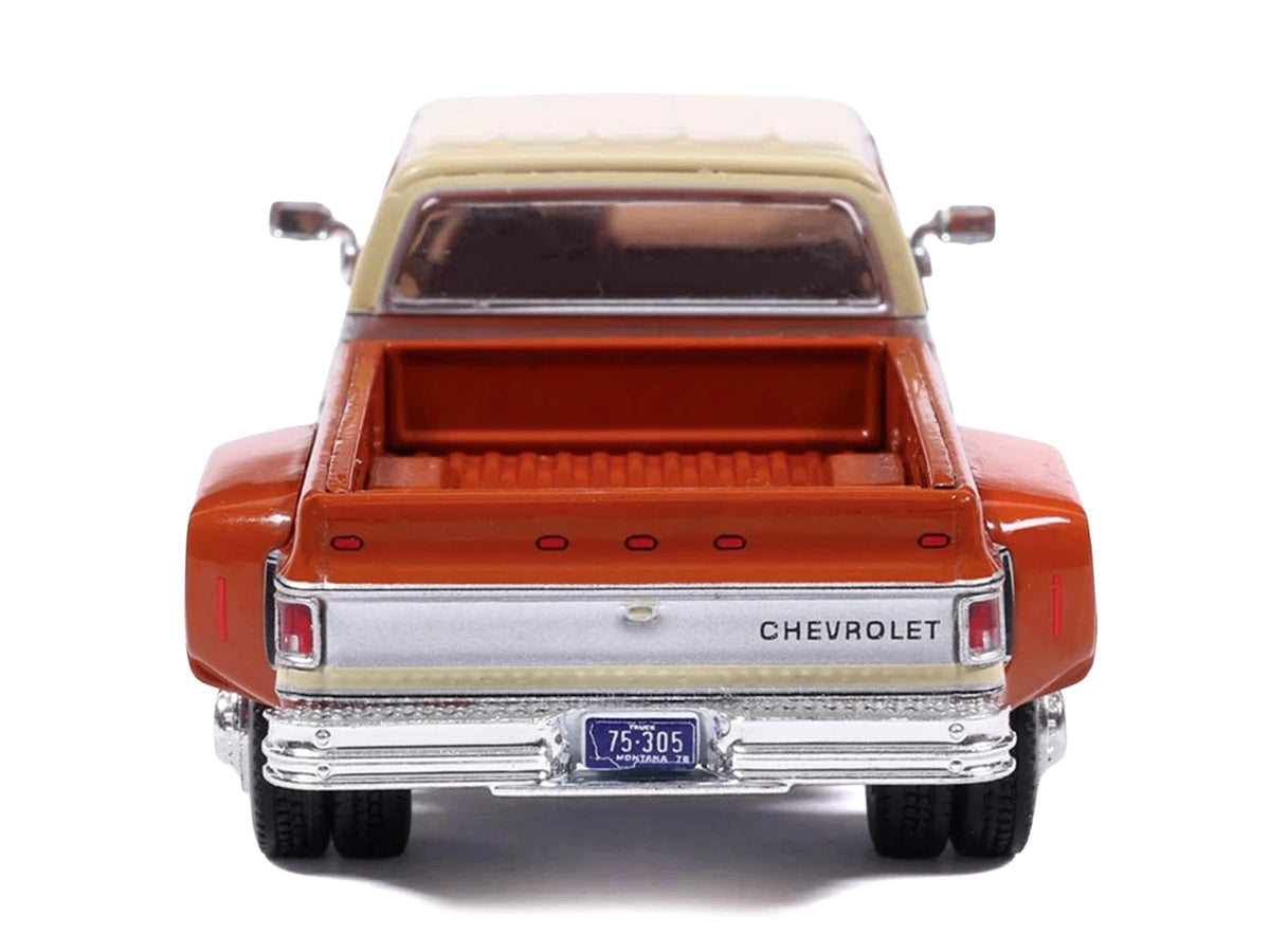 1975 Chevrolet Silverado K30 Crew Cab Dually Pickup Truck Grecian Bronze Santa