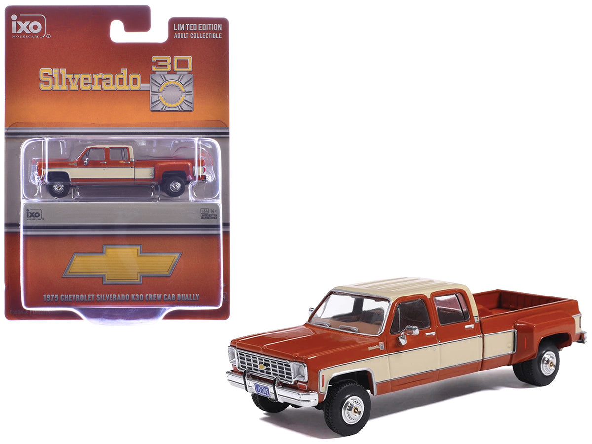 1975 Chevrolet Silverado K30 Crew Cab Dually Pickup Truck Grecian Bronze Santa
