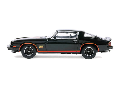 1977 Chevrolet Camaro Z28 Black with Stripes 1/64 Diecast by IXO Models