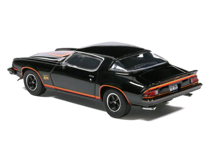 1977 Chevrolet Camaro Z28 Black with Stripes 1/64 Diecast by IXO Models