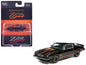1977 Chevrolet Camaro Z28 Black with Stripes 1/64 Diecast by IXO Models