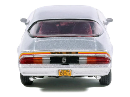 1979 Chevrolet Camaro Z28 Silver Metallic with Stripes Red Interior 1/64 Diecast