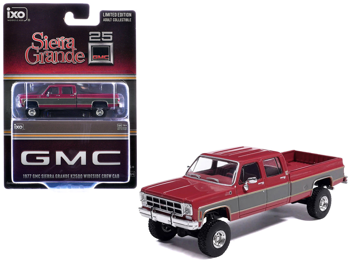 1977 GMC Sierra Grande K2500 Wideside Crew Cab Pickup Truck Side Stripes 1/64