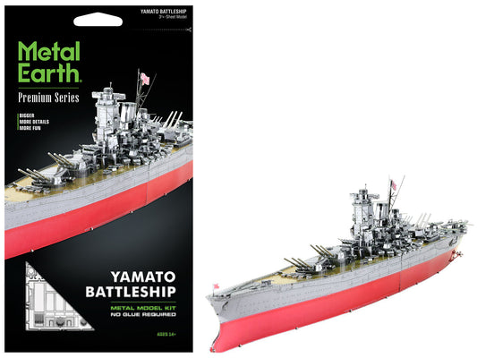 Model Kit Yamato Battleship "Imperial Japanese Navy" (Challenging Difficulty) Steel Model by Metal Earth T&y