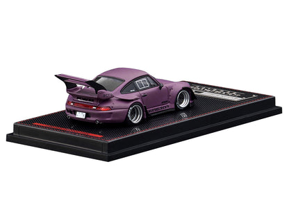 RWB 993 "Rotana" Matt Purple 1/64 T&y Diecast Model Car by Ignition Model