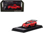 T&yota Supra (JZA80) RZ RHD (Right Hand Drive) Red with Carbon Hood 1/64 T&y Diecast Model Car by Ignition Model