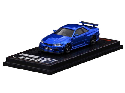 Nissan Skyline GT-R Nismo RHD Blue Metallic 1/64 Diecast by Ignition Model