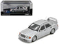 Mercedes-Benz 190E 2.5-16 Evolution II Silver Metallic 1/64 Diecast Model Car by Inno Models