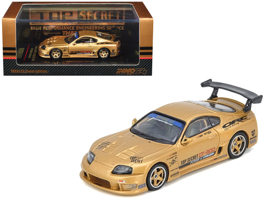 Toyota Supra "Top Secret Thailand" GT300 RHD Gold Metallic 1/64 Diecast
