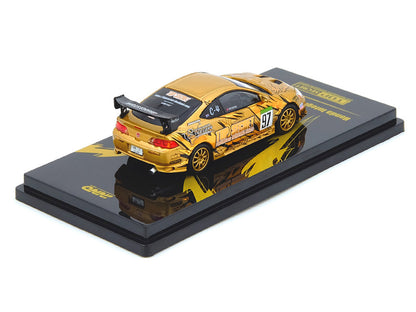 Honda Integra Type R (DC5) RHD (Right Hand Drive) #97 "Top Secret Thailand" Gold Metallic with Graphics "Honda Fest Thailand 2025"1/64 T&y Diecast Model Car by Inno Models