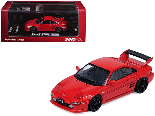 T&yota MR2 (SW20) RHD (Right Hand Drive) Red 1/64 T&y Diecast Model Car by Inno Models