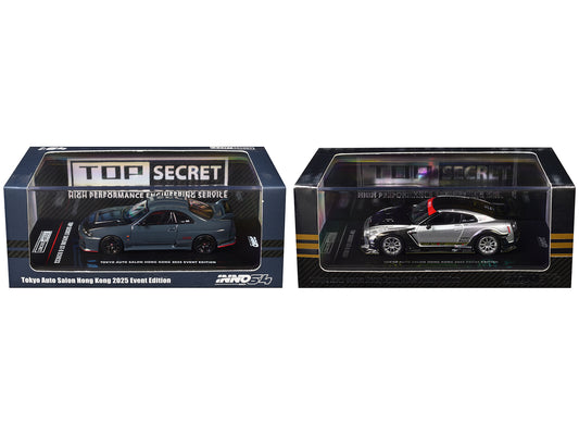 Nissan Top Secret "Tokyo Auto Salon Hong Kong 2025 Event Edition" Set of 2 Pieces 1/64 T&y Diecast Model Car by Inno Models