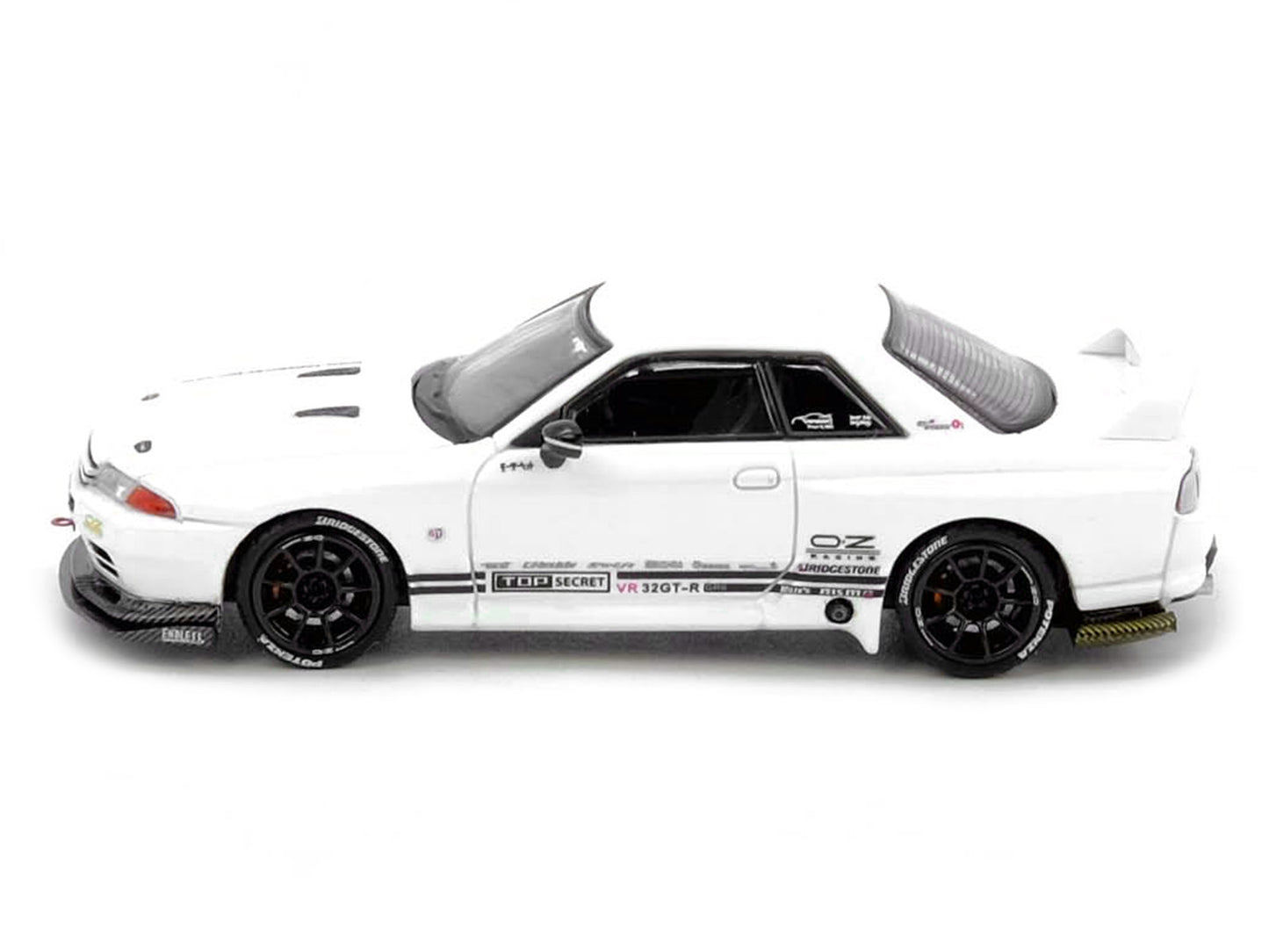 Nissan Skyline "Top Secret" (VR32) GT-R RHD (Right Hand Drive) White 1/64 Diecast Model Car by Inno Models