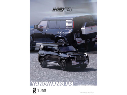 Yangwang U8 Black 1/64 Diecast Model Car by Inno Models