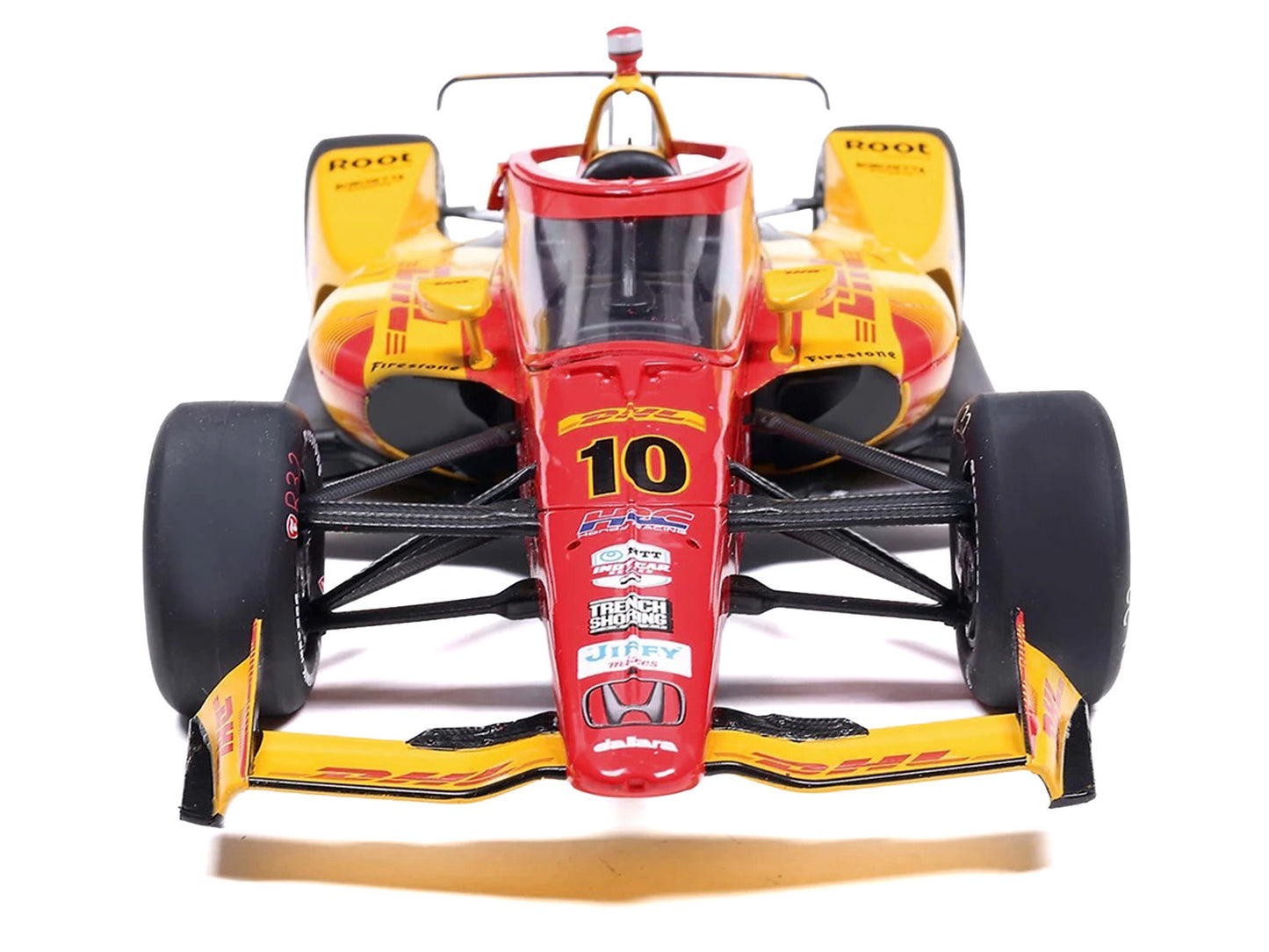 Dallara IndyCar #10 Alex Palou "DHL - Chip Ganassi Racing" Winner "Indianapolis 500" (2025) 1/18 T&y Diecast Model Car by IXO Models