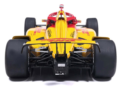 Dallara IndyCar #10 Alex Palou "DHL - Chip Ganassi Racing" Winner "Indianapolis 500" (2025) 1/18 T&y Diecast Model Car by IXO Models