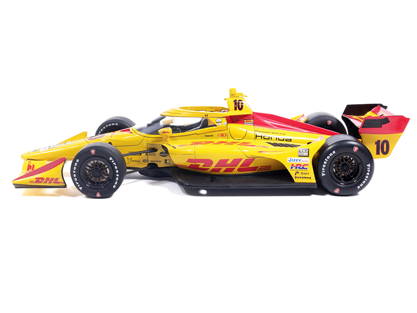 Dallara IndyCar #10 Alex Palou "DHL" Chip Ganassi Racing (Road Course Configuration) "NTT IndyCar Series" (2026) 1/18 Diecast Model Car by IXO Models
