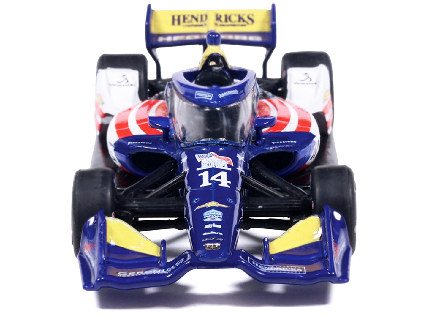 Dallara IndyCar #14 Santino Ferrucci "HFOT.Org" AJ Foyt Racing (Road Course Configuration) "NTT IndyCar Series" (2026) 1/64 Diecast Model Car by IXO Models