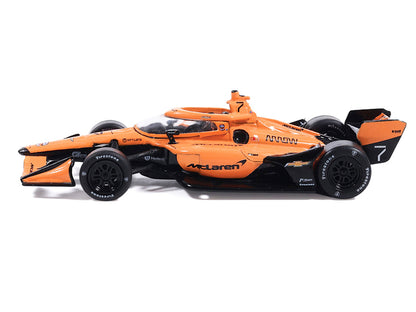 Dallara IndyCar #7 Christian Lundgaard "McLaren" Arrow McLaren IndyCar Team (Road Course Configuration) "NTT IndyCar Series" (2026) 1/64 Diecast Model by IXO Models