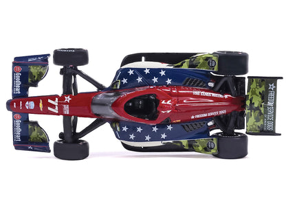 Dallara IndyCar #77 Sting Ray Robb "Goodheart Animal Health Center" Juncos Hollinger Racing (Road Course Configuration) "NTT IndyCar Series" (2026) 1/64 Diecast Model Car by IXO Models