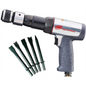 Ingersoll Rand Industrial Duty Long Barrel Air Hammer 5-Piece Chisel Set, Vibration Reduced, 2530 BPM, 3-1/2" Stroke, 3/4" Bore