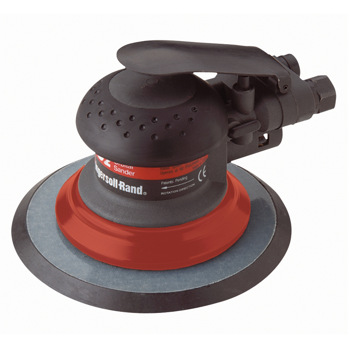 Ingersoll Rand 6" Random Orbital Air Sander, 3/32" Orbit, Vinyl Pad, 12000 RPM, 0.2 HP