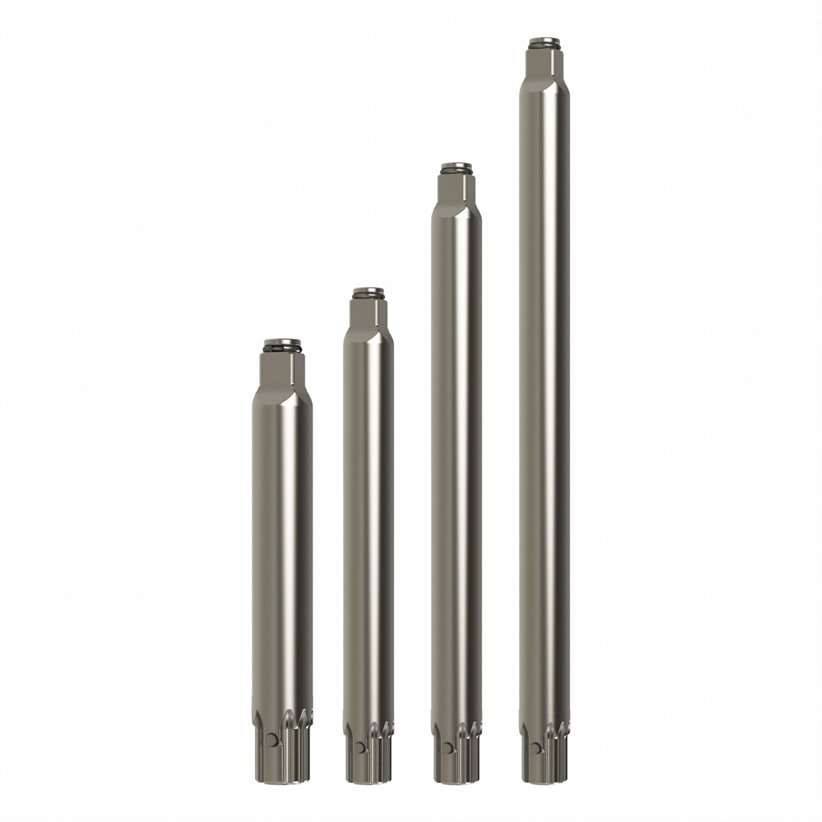 Ingersoll Rand DXS 1/2" Drive 4" Extended, 6" Extended, 8" Extended and 10&rdquo; Extended Anvil 4 Piece Set