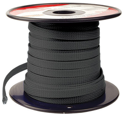 Installation Solution Expandable Braided Sleeve - Black (3/4" x 100 feet)