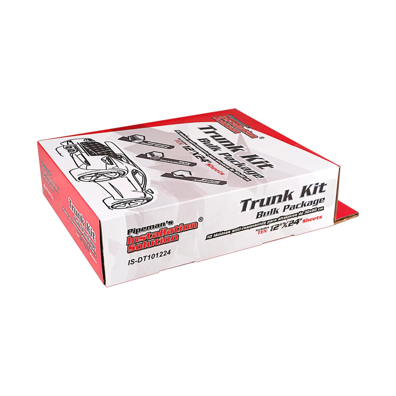 Installation Solution Sound Dampening Mat Trunk Kit - (10) 12" x 24" Sheets
